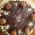 The Best Ferrero Rocher Cake (no white flour)