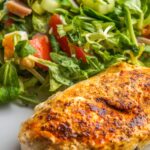 Creamy Garlic Parmesan Spinach-Stuffed Chicken Breast